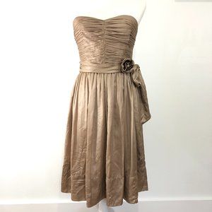 Vintage Chanel Boutique Strapless Chiffon Dress